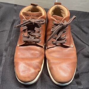 Cole Haan Mens Chukka Boots Vartan 2.0  Brown Lace Up Sneaker  sz‎ 9.5